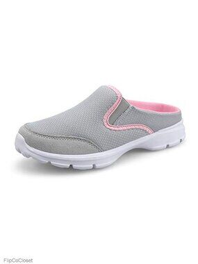 Women's Backless Slip-On Mule Sneakers Breathable Walking Shoes